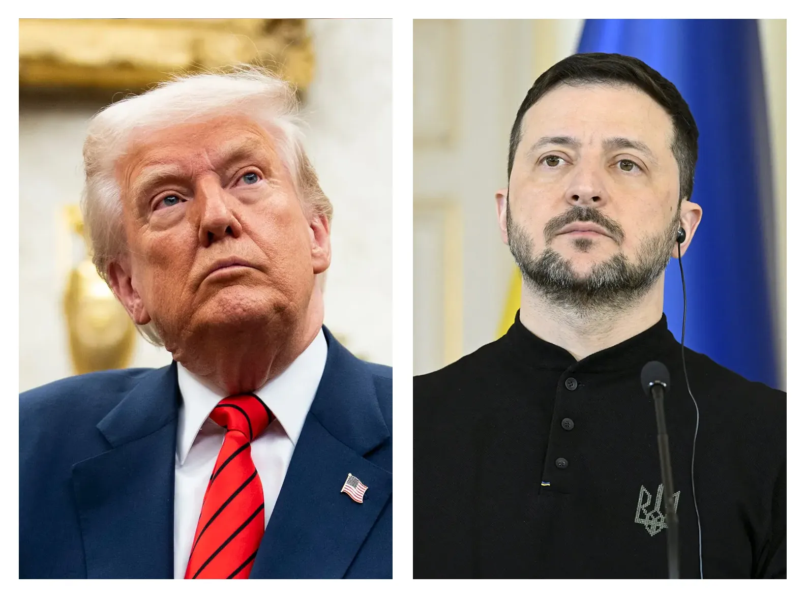 Дональд Трамп та Володимир Зеленський